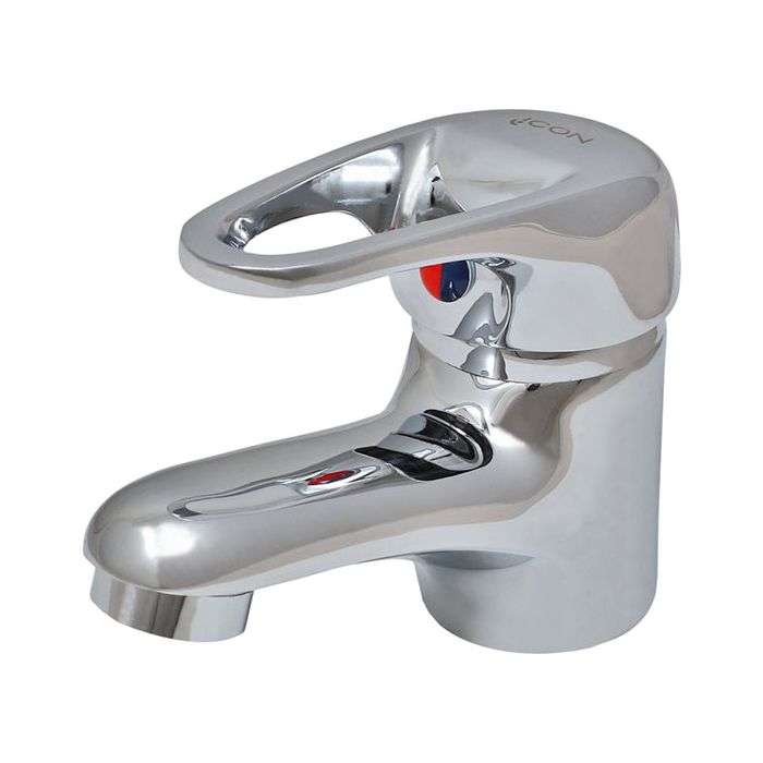 Icon Red Chrome Plated Pisces Loop Basin Mixer