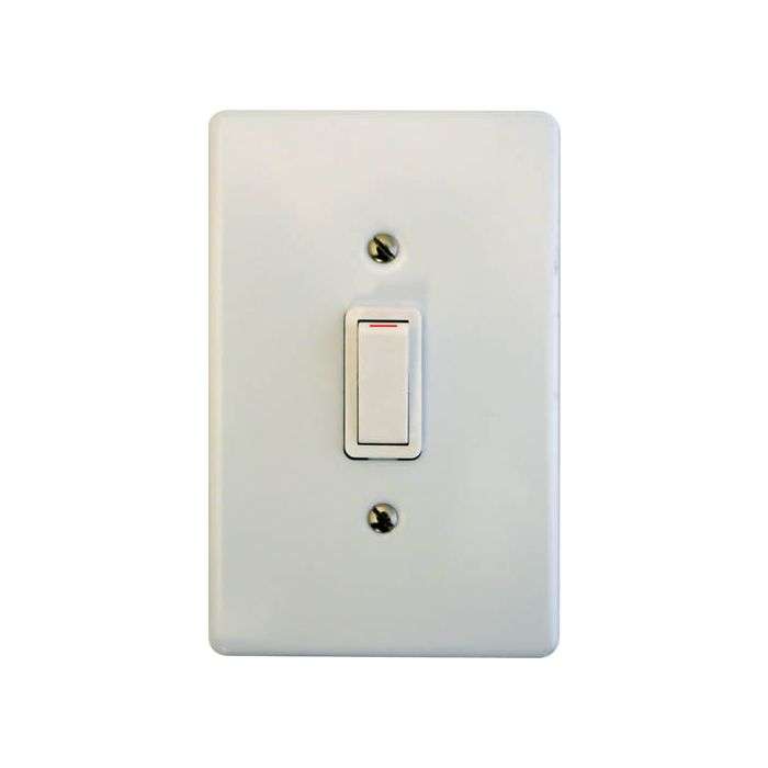 Crabtree Classic White 1-Lever 1-Way Light Switch 2x4