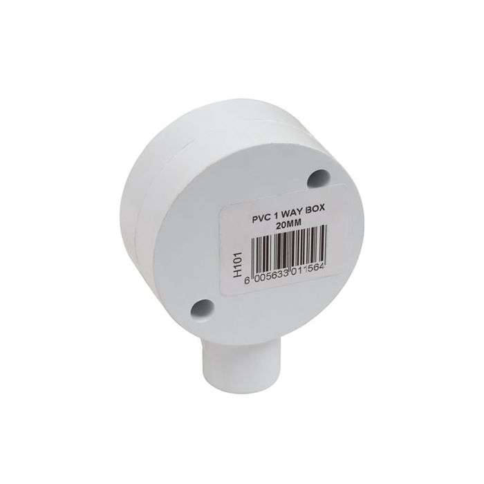 PVC Conduit 1-Way Box 20mm