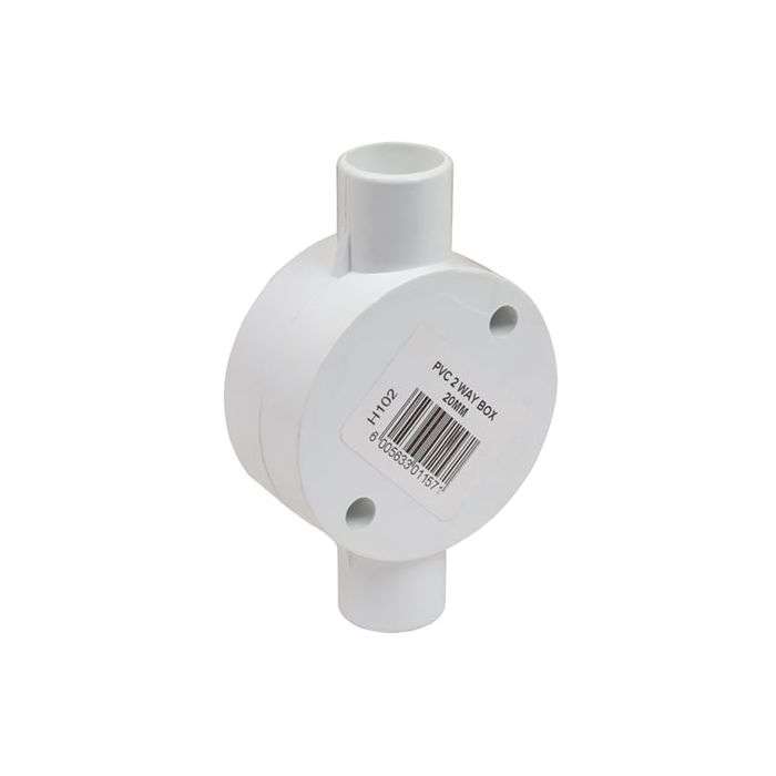 PVC Conduit 2-Way Box 20mm