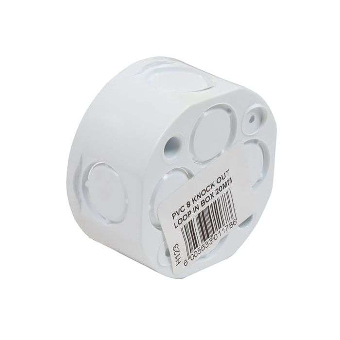 PVC Conduit 8 Knock-Out Loop In Box 20mm