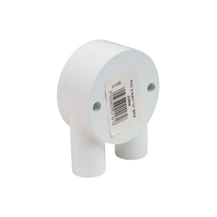 PVC Conduit 2-Way U Box 20mm