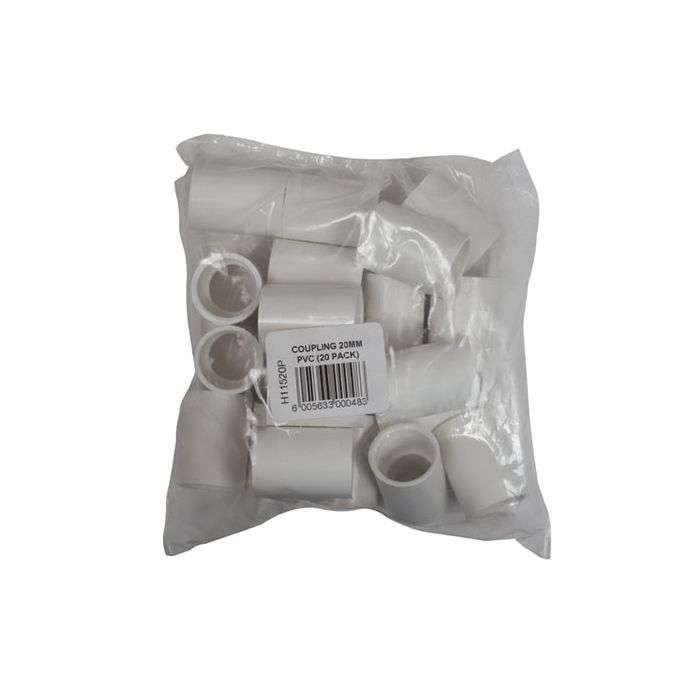 PVC Conduit Couplings 20mm - 20 Pack