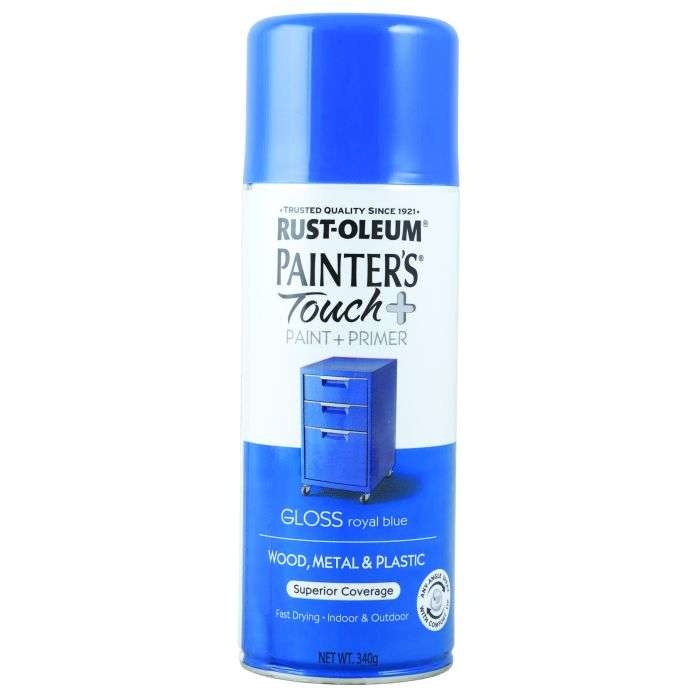 Rust-Oleum Painter's Touch Plus Gloss Spray Paint Royal Blue 340g