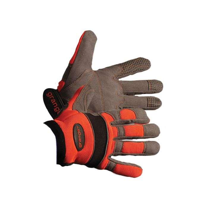 Grange Orange Hi-Vis Gloves Size 9