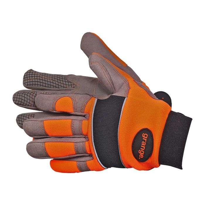 Grange Orange Hi-Vis Gloves Size 10