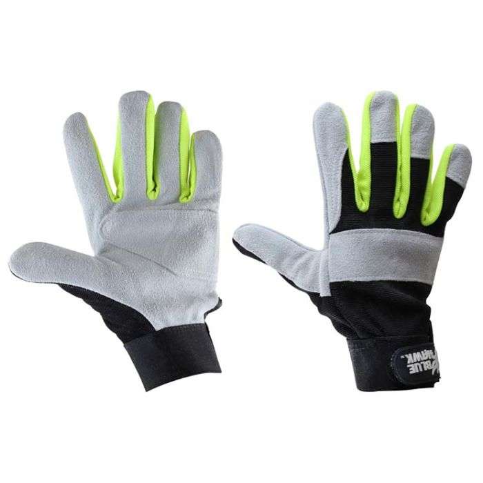 Reinforced Palm Leather Gloves Size 9