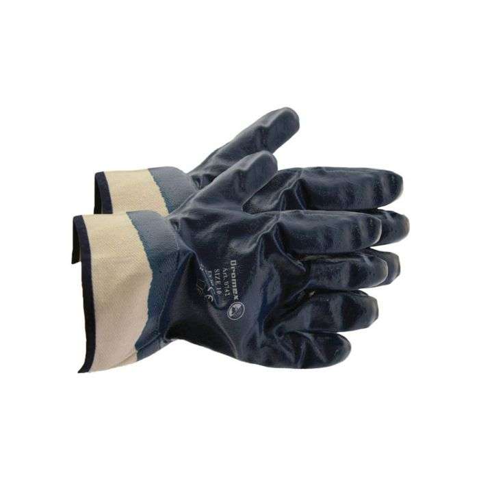 Dromex Safety Blue Nitrile Gloves Size 11