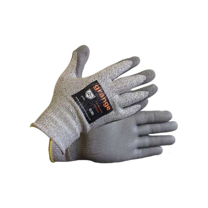 Grange Grey PU Coated Anti Cut Gloves Size 9