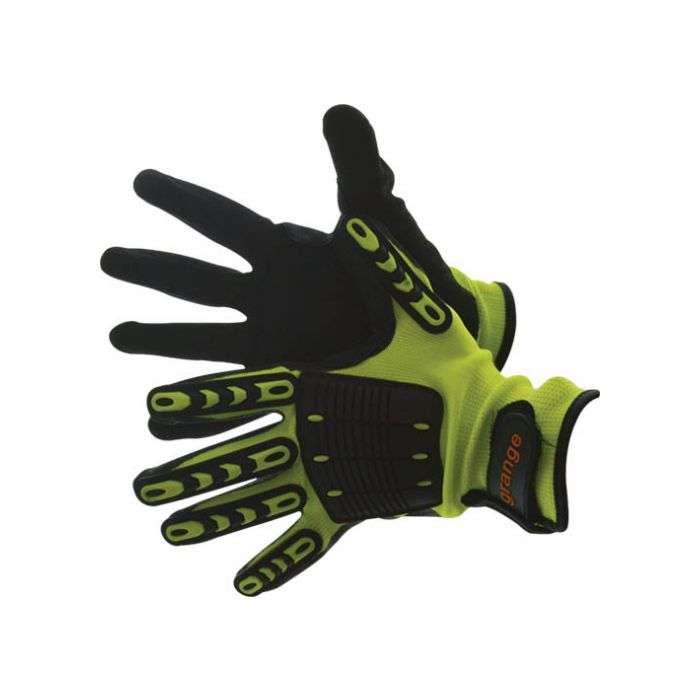 Grange Hi-Viz Miners Gloves Size 9