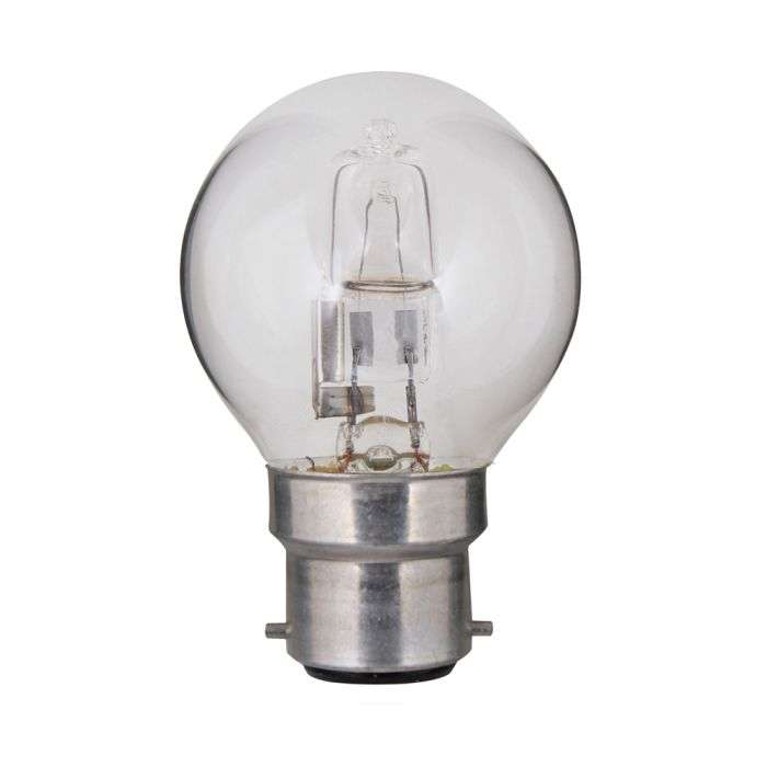 Eurolux 28W Halogen B22 Golfball Lamps - 2 Pack