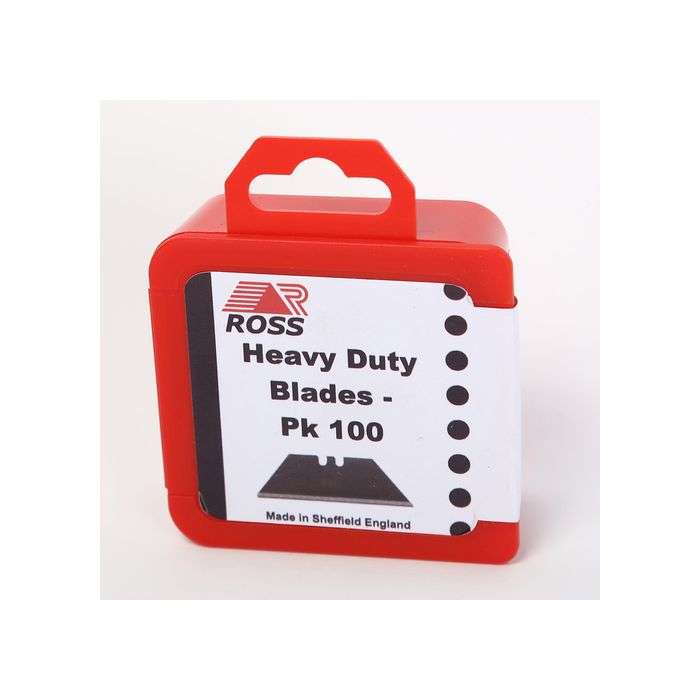 Ross Heavy Duty Trim Knife Blades - 100 Pack F4031