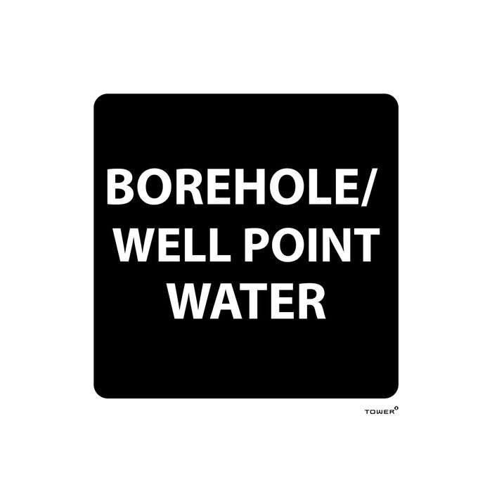 Tower Borehole Sign 150 x 150mm