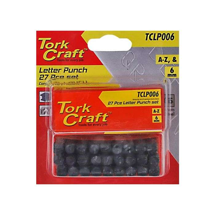 Tork Craft Letter Punch Set 6mm