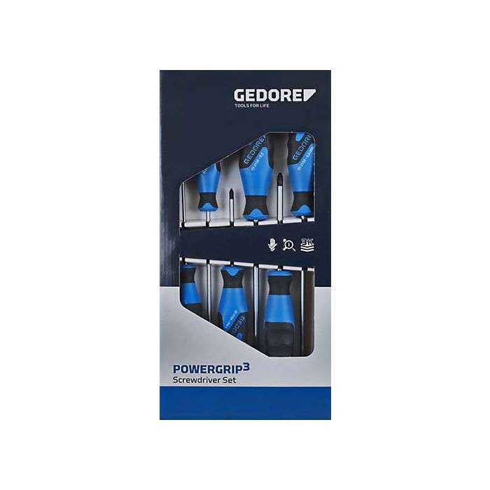 Gedore Blue 6 Piece Screwdriver Set