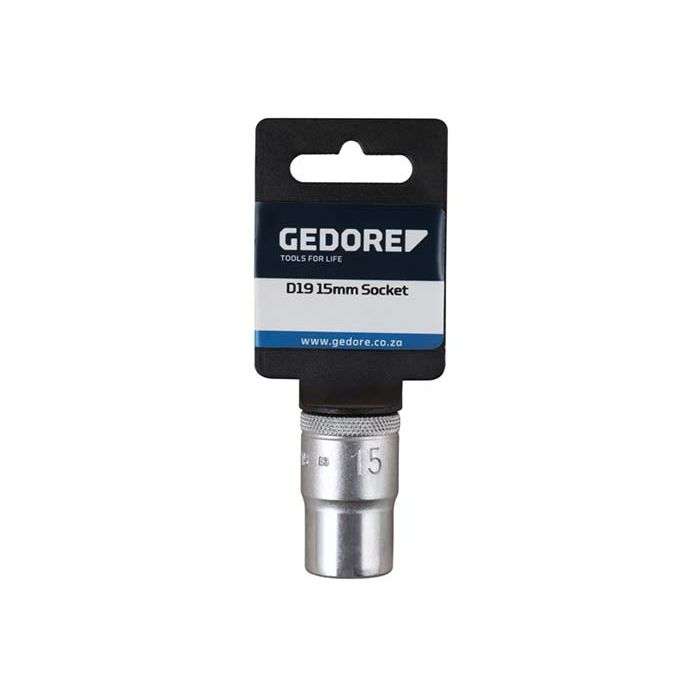 Gedore Blue 1/2" Bi-Hex Socket 15mm