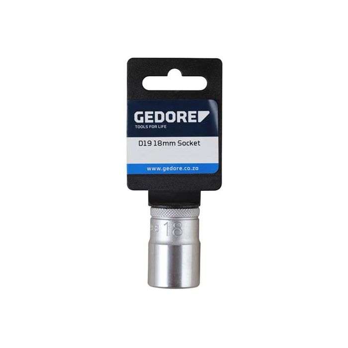 Gedore Blue 1/2" Bi-Hex Socket 18mm