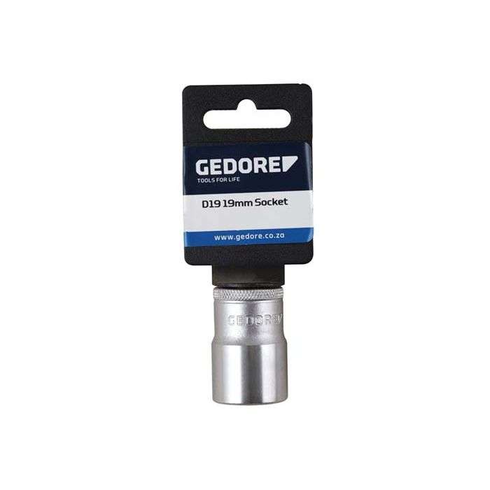 Gedore Blue 1/2" Bi-Hex Socket 19mm