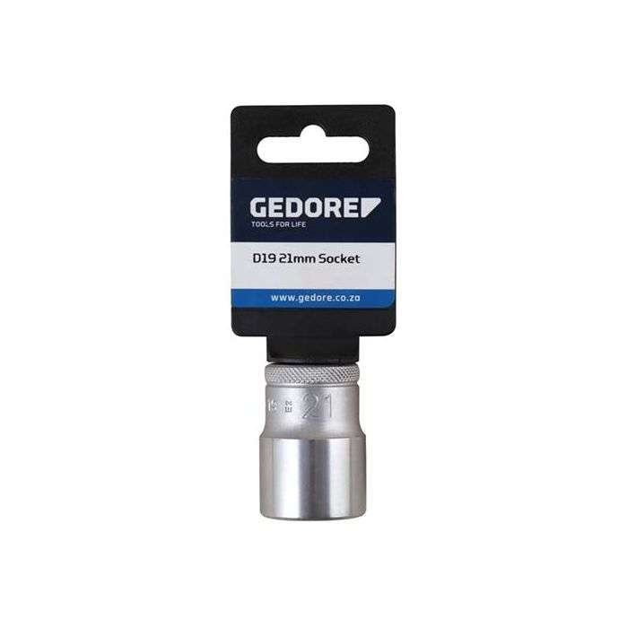 Gedore Blue 1/2" Bi-Hex Socket 21mm