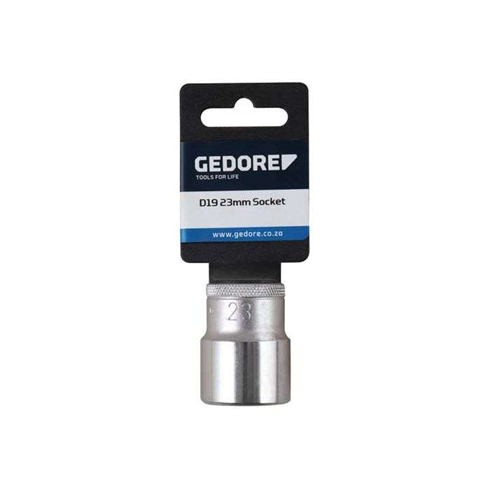 Gedore Blue 1/2" Bi-Hex Socket 23mm