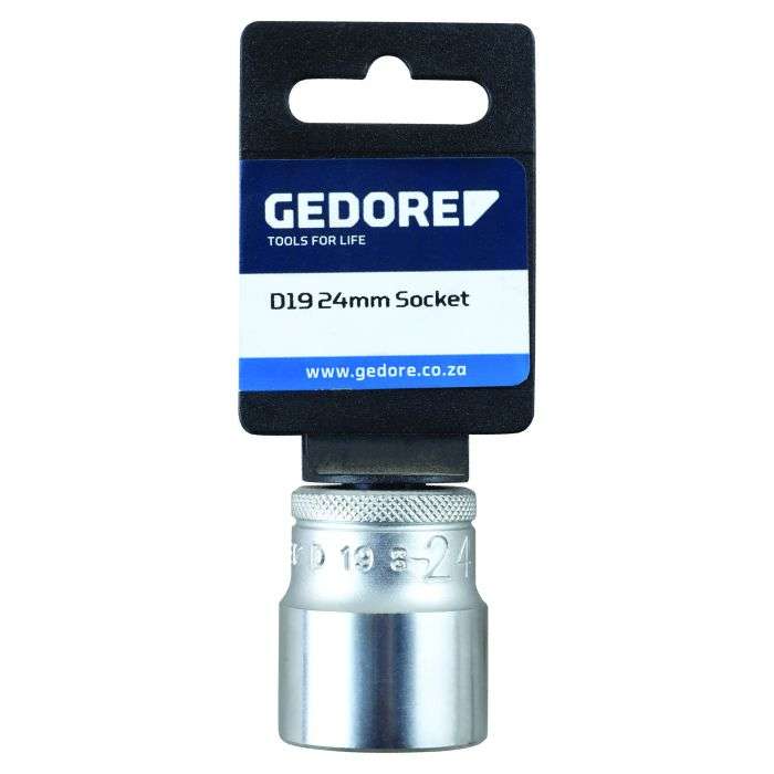 Gedore Blue 1/2" Drive Bi-Hex Socket 24mm
