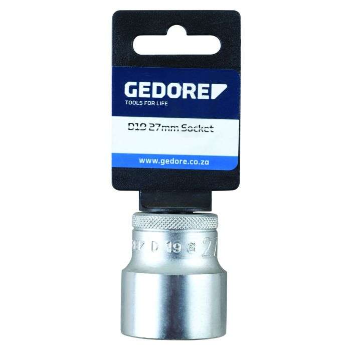 Gedore Blue 1/2" Drive Bi-Hex Socket 27mm