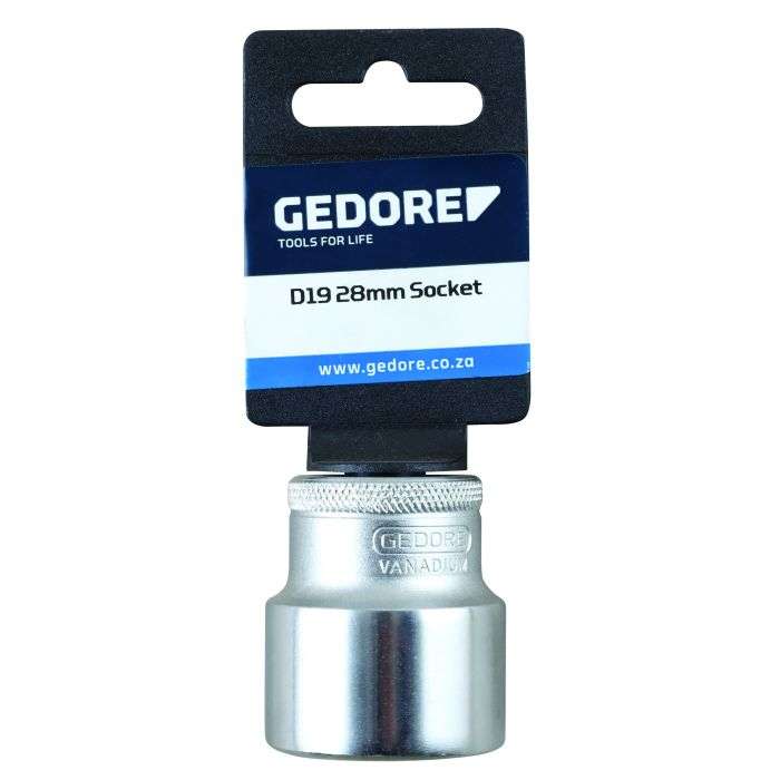 Gedore Blue 1/2" Drive Bi-Hex Socket 28mm