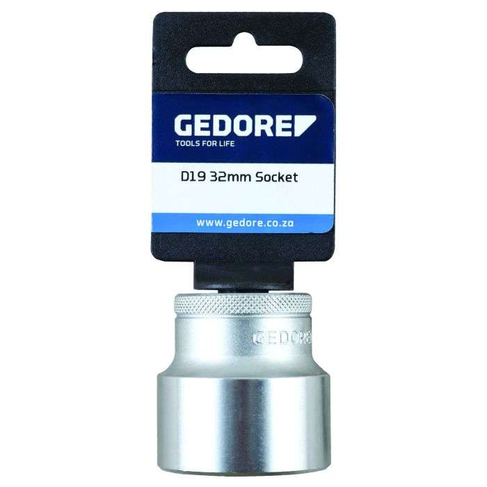 Gedore Blue 1/2" Drive Bi-Hex Socket 32mm