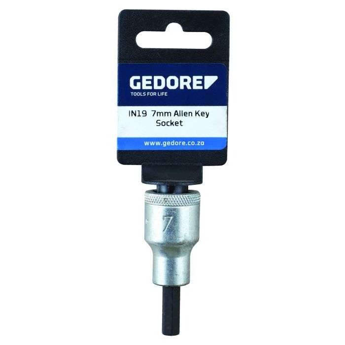 Gedore Blue 1/2" Drive Allen Key Socket 7mm