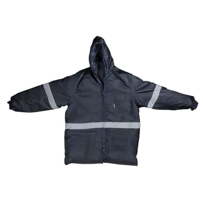 Blue Reflective Freezer Jacket Extra Large