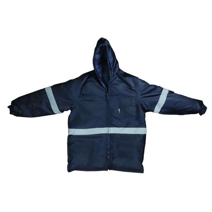 Blue Reflective Freezer Jacket 3x Extra Large