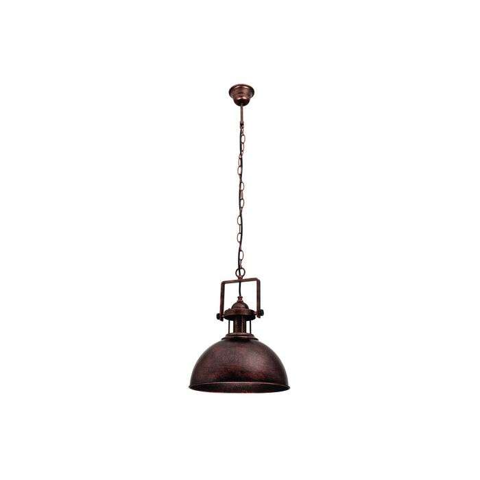 Bright Star Black & Gold Metal Pendant Light