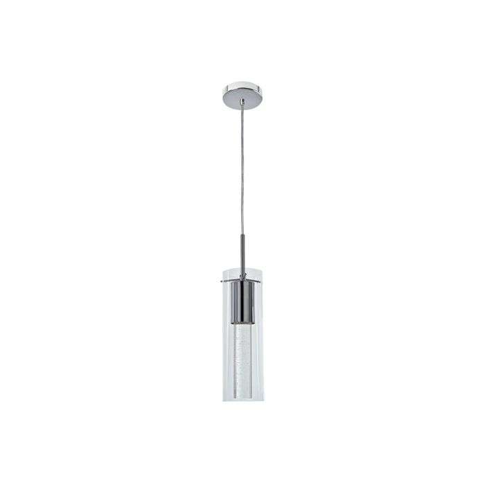 Bright Star Polished Chrome & Crystal Pendant Light