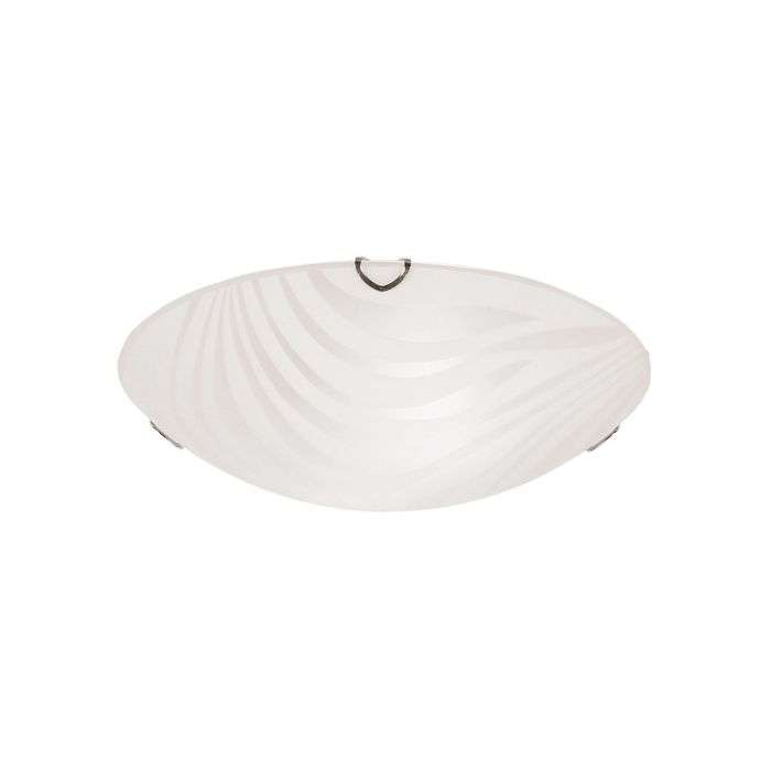Bright Star Frosted Pattern Glass Ceiling Light 300mm