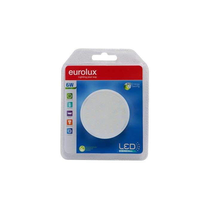 Eurolux 6W Cool White GX53 Lamp