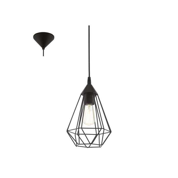 Eurolux Black Tarbes Pendant Light