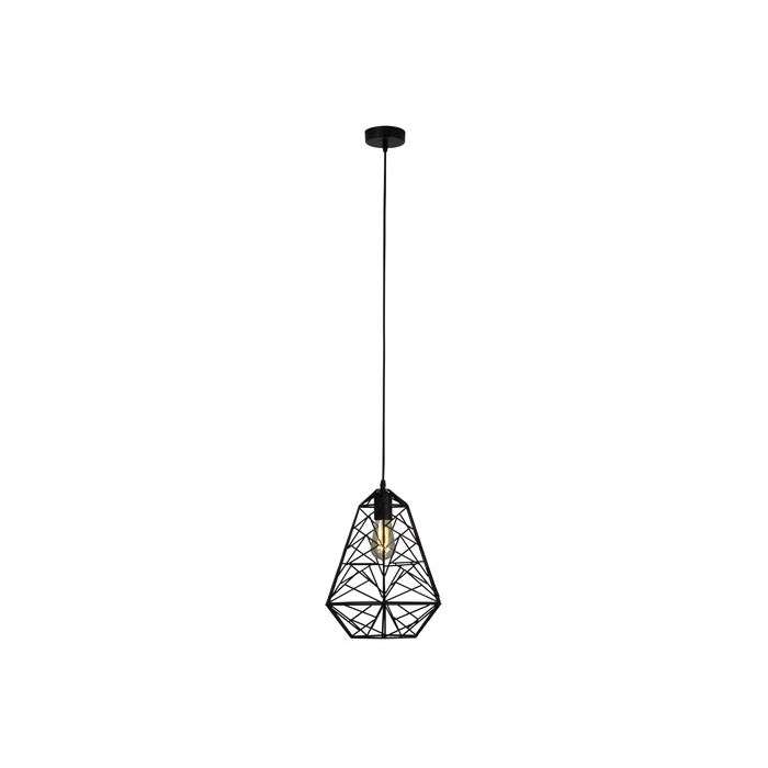 Eurolux Black Metal Diamanate Pendant Light