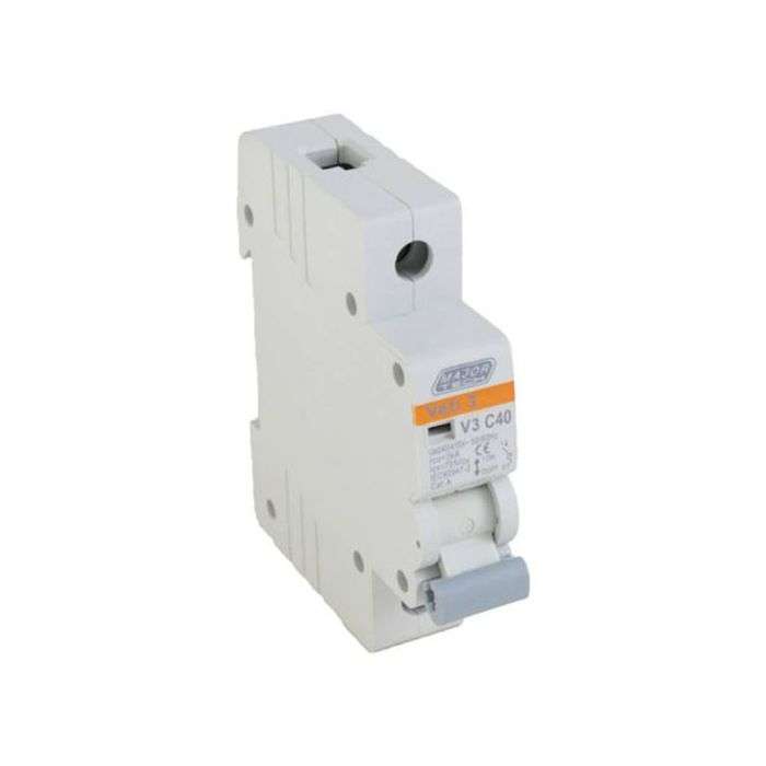 Major Tech 1-Pole 40A Circuit Breaker MCB 3Ka