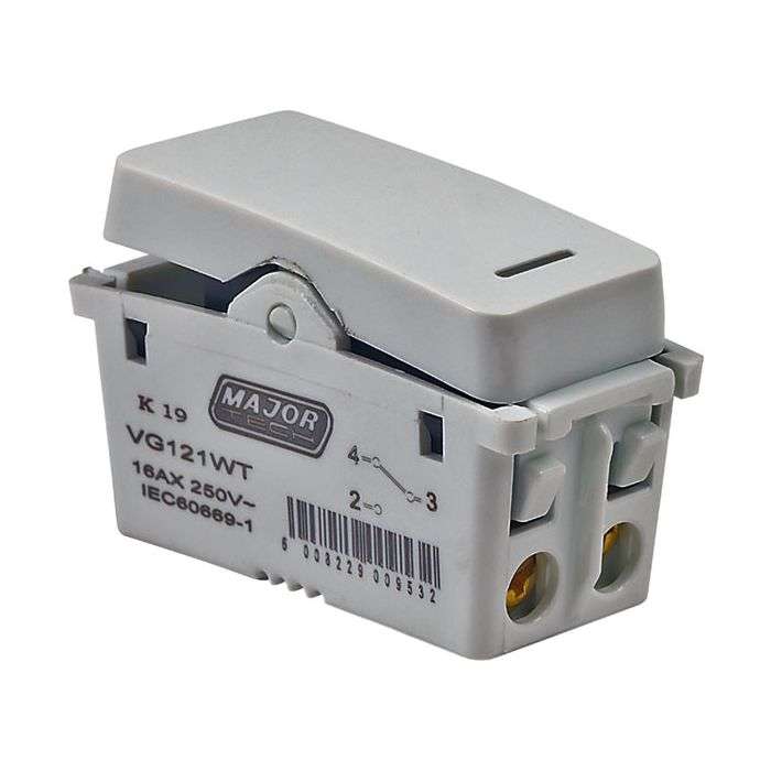 Veti White 2-Way Switch Module