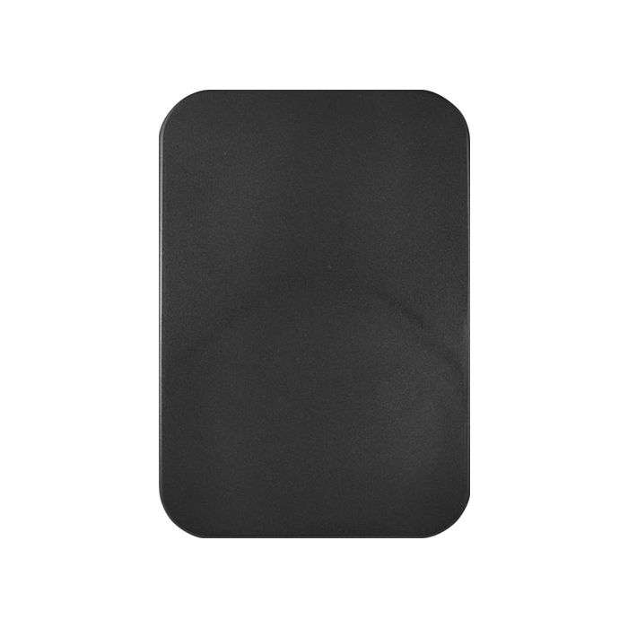 Veti Gun Metal Blank Cover Plate 2x4