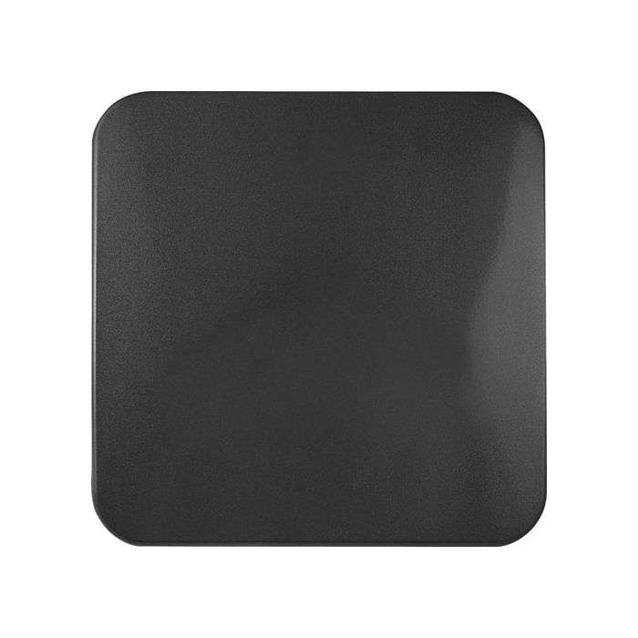Veti Gun Metal Blank Cover Plate 4x4