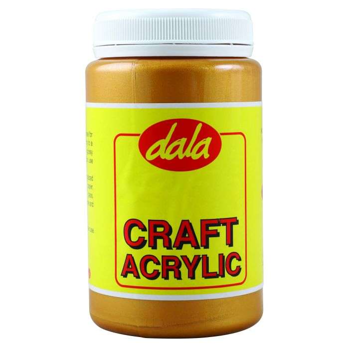 Dala Acrylic Craft Paint Gold 250ml