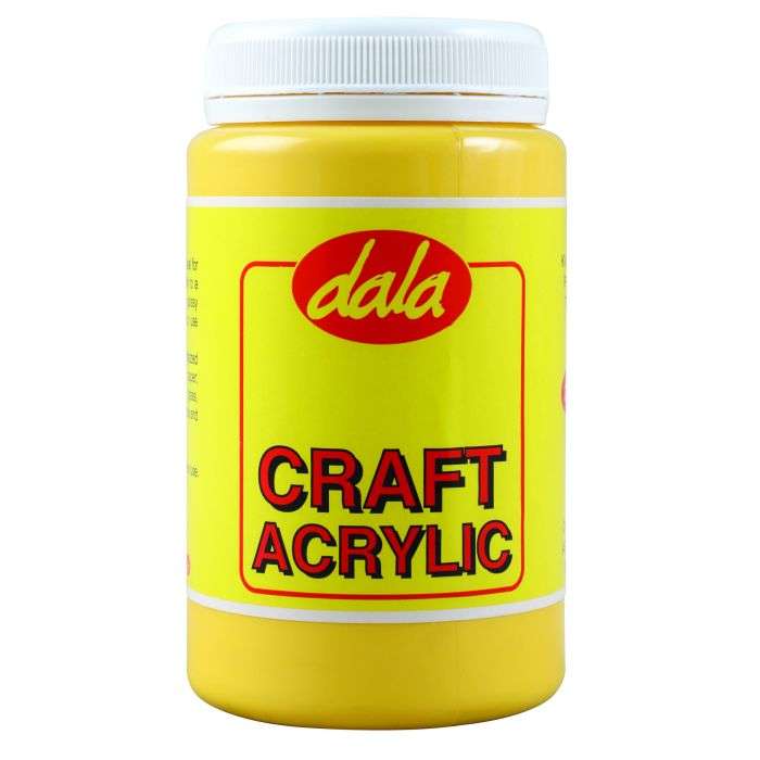 Dala Acrylic Craft Paint Yellow 250ml