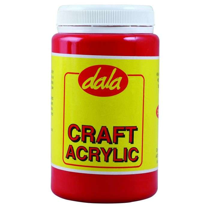 Dala Acrylic Craft Paint Red 250ml