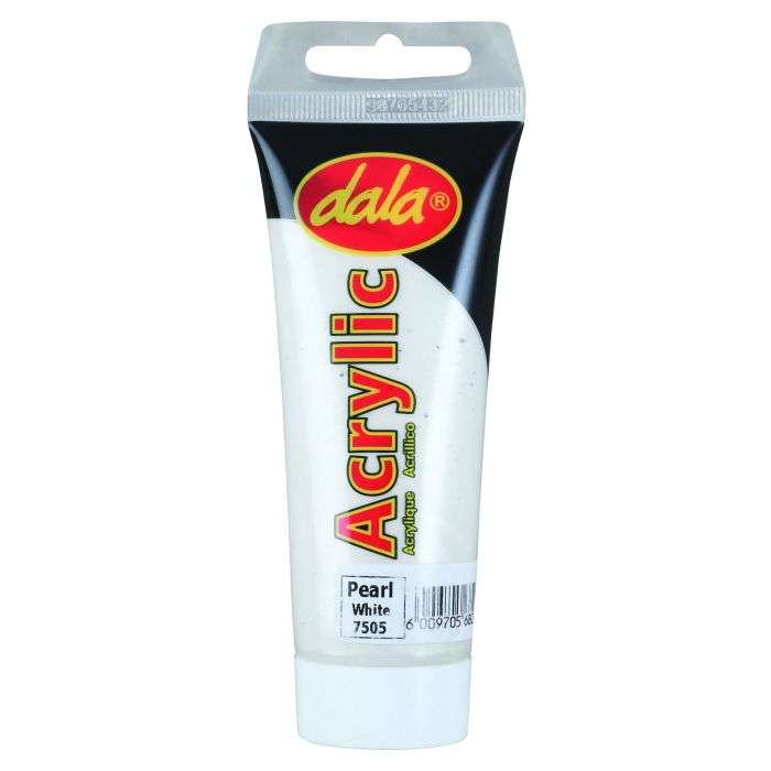 Dala Pearlescent Acrylic White 75ml