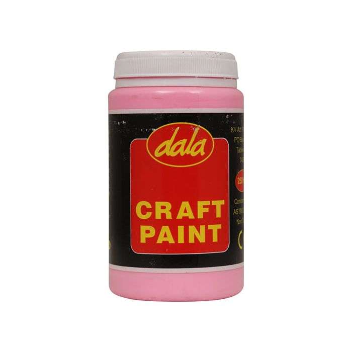 Dala Craft Paint Bright Pink 250ml