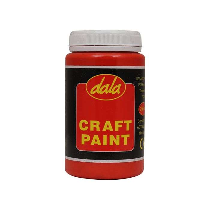 Dala Craft Paint Scarlet 250ml