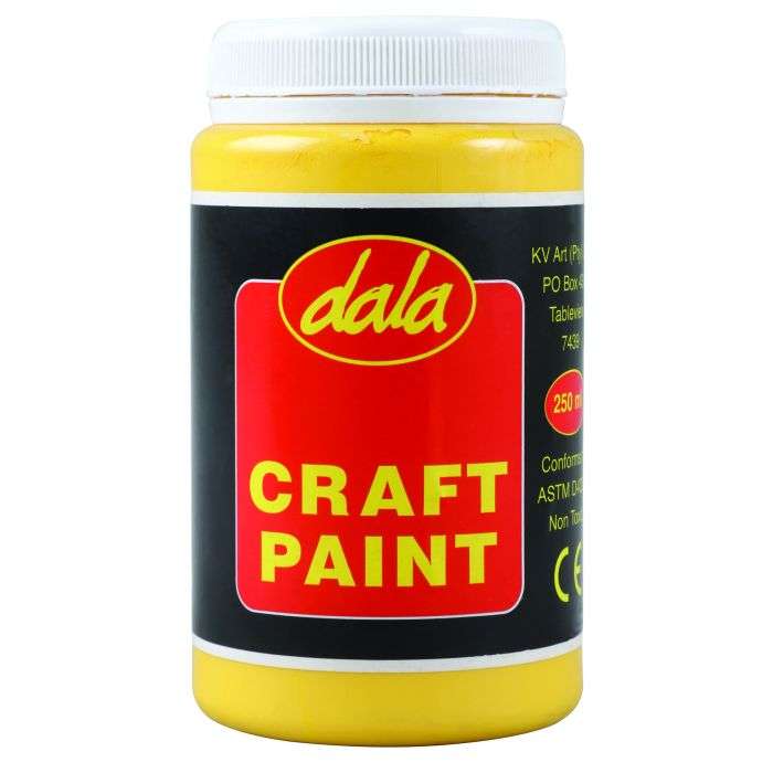 Dala Craft Paint Yellow 250ml