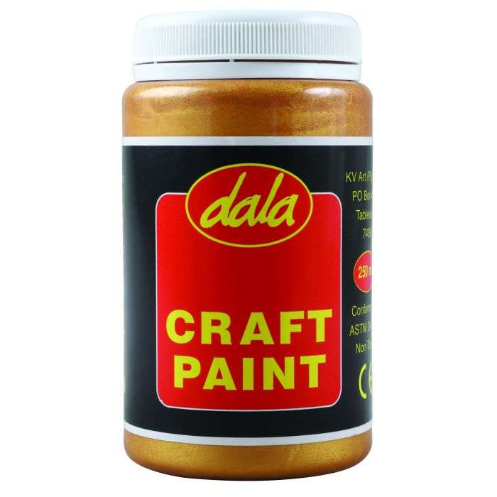 Dala Metal Craft Paint Gold 250ml