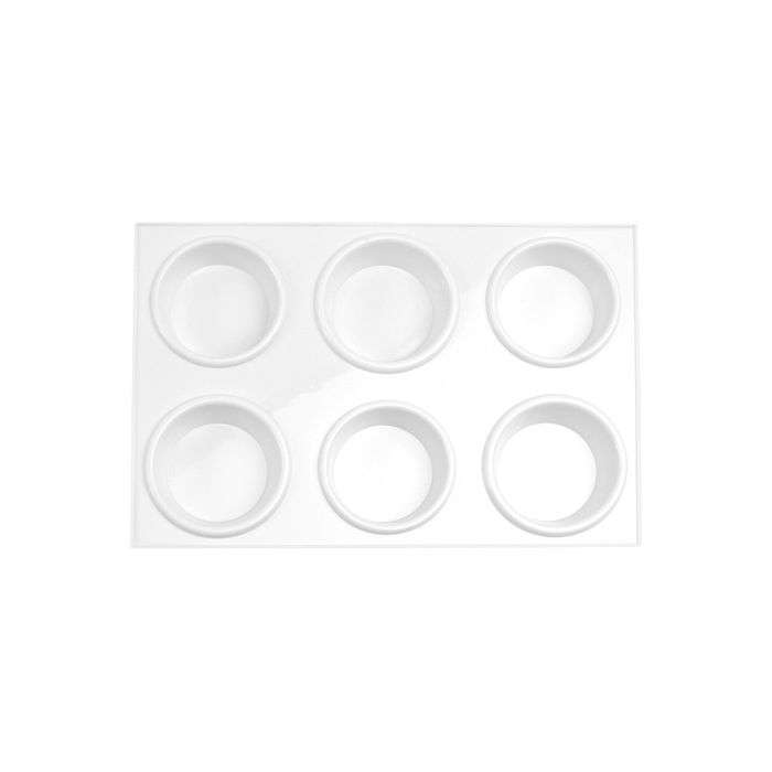 Dala Plastic 6 Deep Well Rectangular Palette